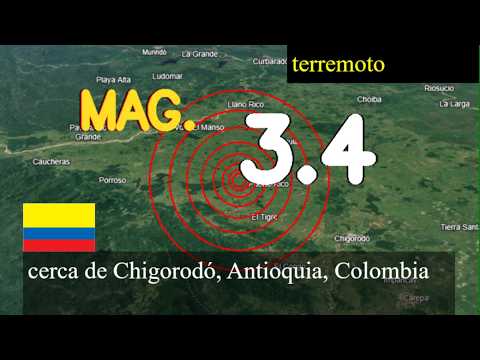 😱🚨  Terremoto cerca de Chigorodó, Antioquia, Colombia actualizaciones en vivo hoy: Terremoto de magn