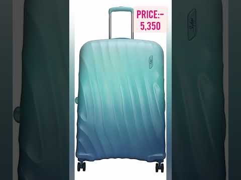 Navy blue polycarbonate skybag travel trolley bag