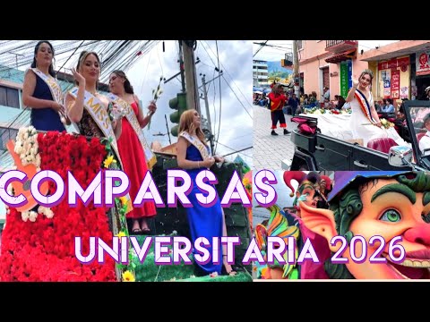 Comparsas Universitario de Universidad Estatal de Bolivar Guaranda 2026.