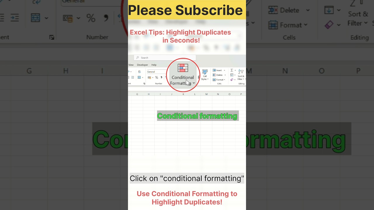 Excel Trick: Highlight Duplicate Entries with Ease | Conditional Formatting | Excel Shorts