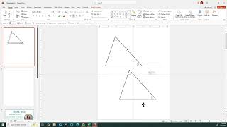 Creating Similar & Congruent Triangles in PowerPoint for Math Worksheets | Triangle Markings