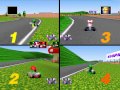 Mario Kart 64 Netplay Mario Raceway 4 Player Race Round 2