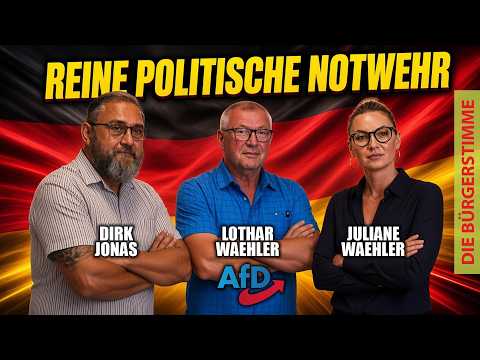 Reine politische Notwehr - Juliane Waehler, Lothar Waehler und Dirk Jonas (AfD) im Video-Interview