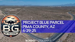 Drone view of the Project Blue Parcel in Tucson, AZ