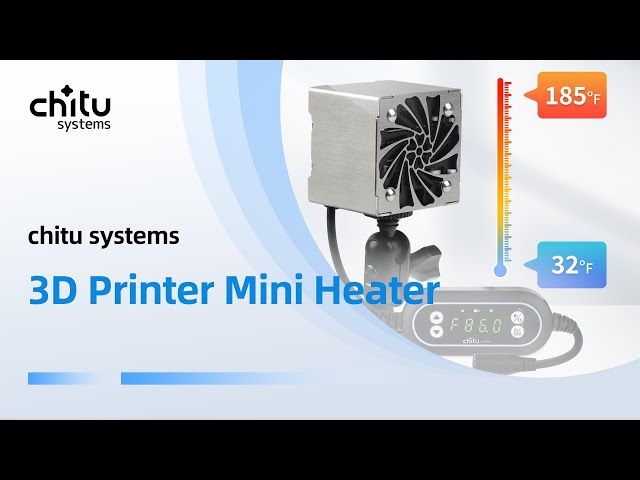 Vídeo relacionado con Chitu Systems Mini calefacción de impresora 3D mejorada: control de temperatura versátil, fácil instalación, funcionamiento silencioso, potente ventilador; para la mayoría de las impresoras LCD 3D