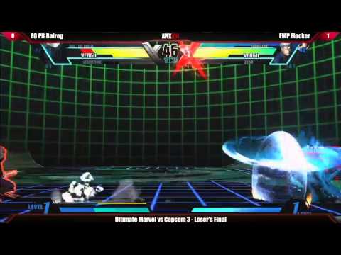 APEX 2014 Ultimate Marvel vs  Capcom 3   Losers's Final EG PR Balrog vs EMP Flocker