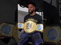The blue accent pops, Uce! Congratulations NEW World Heavyweight Champion Jey Uso! 🔥🔥🔥