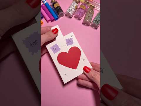 DIY Paper Gift Card | I love you ❤️ #diy