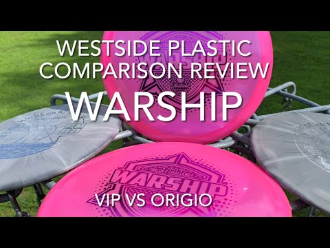 Westside Discs Warship VIP versus Origio (plastic ...