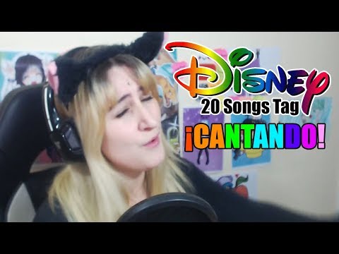 20 SONGS TAG DISNEY 🎤 ¡CANTANDO! 🙈 | MELOCOTONA