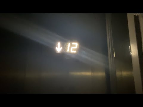 Having Fun On An Otis Series M2 Mod In Progress Ride @ Hyatt Regency, Coral Gables, FL