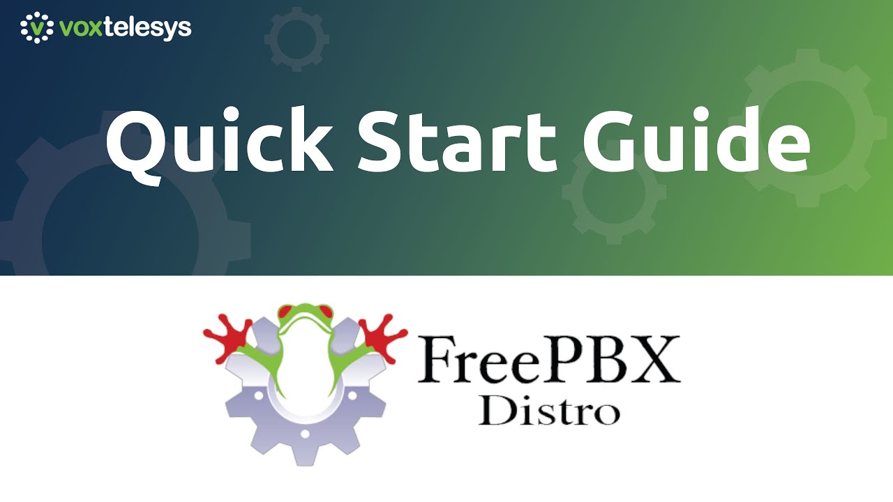 FreePBX Quick Start Guide - Create Extensions