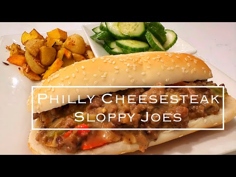 PHILLY CHEESESTEAK SLOPPY JOES✨COOK WITH ME✨QUICK AND EASY, BUDGET FRIENDLY MEAL✨