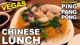 Chinese Lunch at Ping Pang Pong, Gold Coast Casino, Las Vegas
