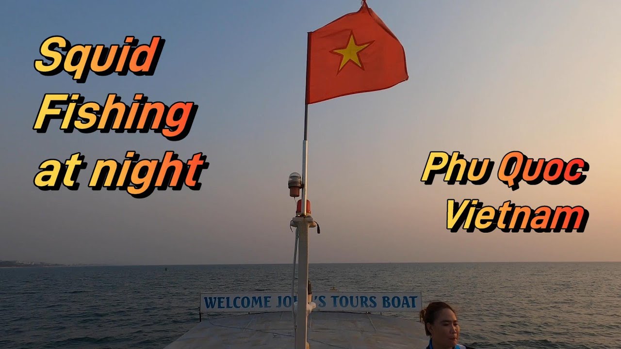 Embark on an exciting night squid fishing adventure under the serene Phu Quoc skies.