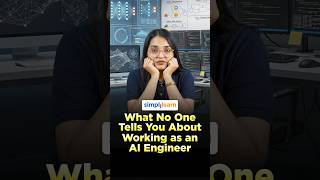 What No One Tells You About Being An AI Engineer | AI Engineer Reality 2026 | #Shorts | #Simplilearn