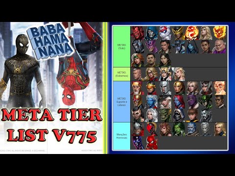 MFF - META TIER LIST V775 + CTPs para cada personagem detalhadamente - Marvel Future Fight