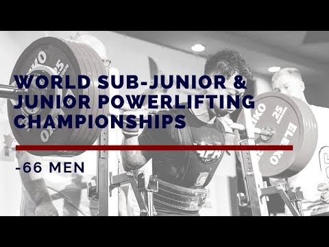 Men, 66 kg - World Sub-Junior & Junior Powerlifting Championships 2019