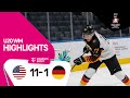 USA - Deutschland | Highlights Viertelfinale | IIHF U20 Eishockey-WM 2023 | MAGENTA SPORT