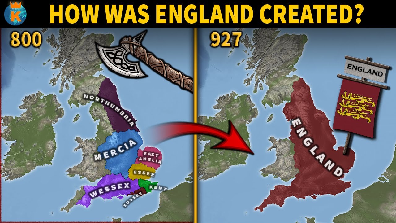 Who united England's 7 kingdoms?
