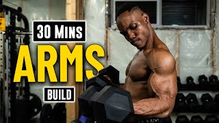 30 Minute Dumbbell Arms Workout [Biceps & Triceps] | Build Muscle #10