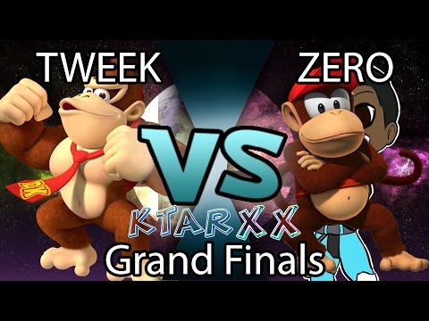 Tweek (DK) vs ZeRo (Diddy Kong) KTAR XX Grand Finals Set 2 Super Smash Bros Wii U