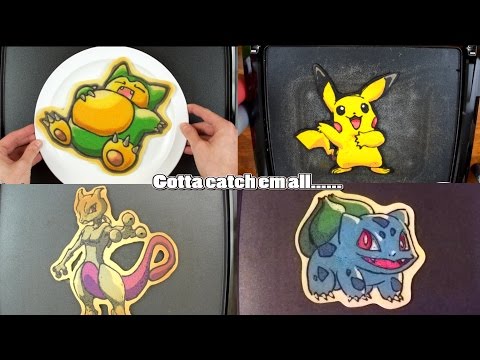 Pokemon Pancake Art Compilation