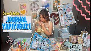 Yeni Journalımı Birlikte Süslüyoruz! | Mavi Temada Journal Sayfası Tasarımı 💙