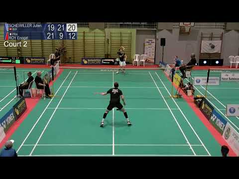 Match point - Julien Scheiwiller vs. Enogat Roy - MS, SF – Israel Open 2022