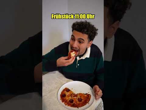 Eating only pizza for a day…😳😂 | Mosalem66 #shorts