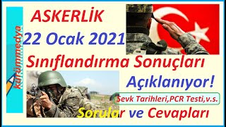 ASKERLİK 22 Ocak 2021 Sınıflandırma Sonuçlar�