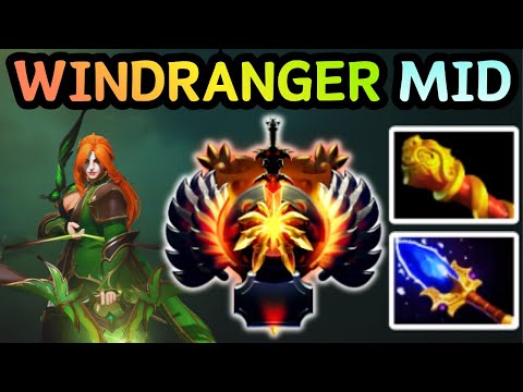 🔥 WINDRANGER MID — RUNNING SHOOTING | DOTA 2 GAMEPLAY 🔥