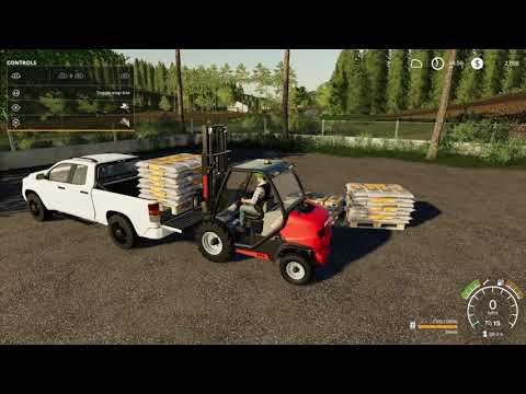 Farming Simulator 19 - Loading Seed Pallets With New Forklift - Playstation 4