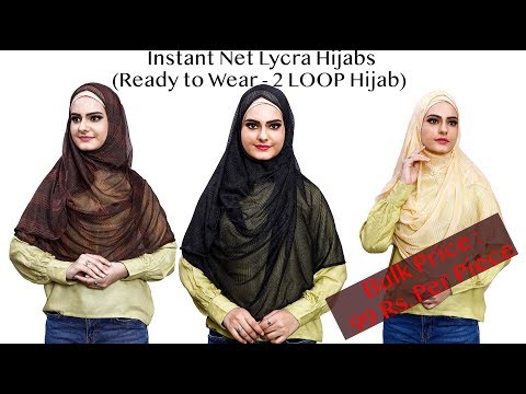 Stitched Instant Women Scarf Hijab