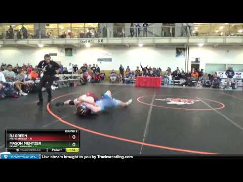 187 Lbs Round 2 (8 Team) - RJ Green, Michigan Blue Vs Mason Mentzer, Pennsylvania Red 6118