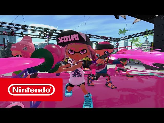 Vídeo relacionado con CUZKC Pistola de juego para Splatoon2/Splatoon 3 Compatible con N-Switch/OLED Joycons, controlador de pistola Joy-Con de repuesto Accesorios de juego para Switch Shooter (negro amarillo)