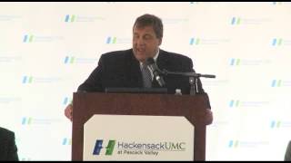 Governor Christie: Miracles Will Happen Here At Hackensack UMC