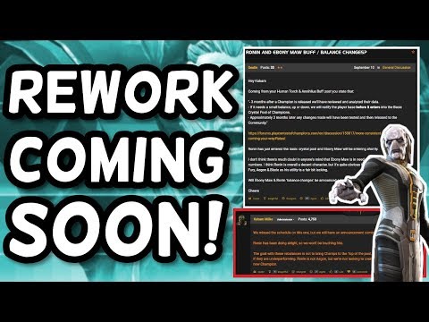 Seatin Reminds Kabam To Rework Ebony Maw, Power Rate Exposed + More [MCN]
