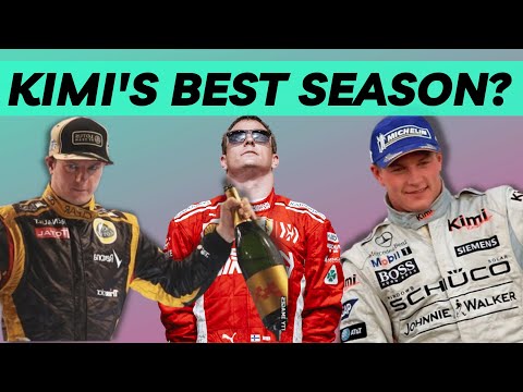 When was Kimi Raikkonen at his best in F1?
