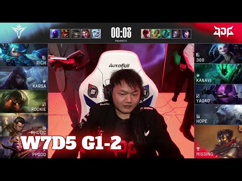 V5 vs JDG - Game 2 | Week 7 Day 5 LPL Spring 2022 | Victory Five vs JD Gaming G2