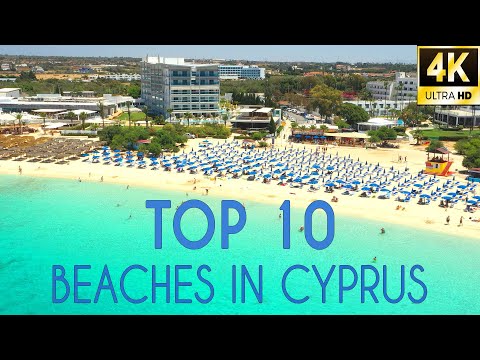 TOP Beaches in Cyprus |  4K Drone review