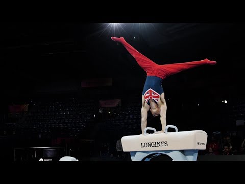 Max Whitlock (GBR) PH 2019 Worlds Stuttgart - Podium Training