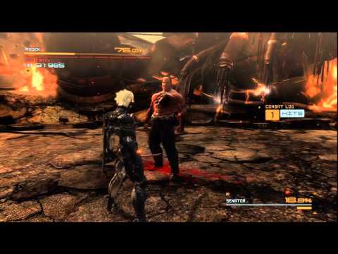 「Metal Gear Rising」 "Default Murasama vs Final Boss Hell" (Fresh Game, Revengeance Mode)