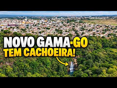 NOVO GAMA-GO Visto de Cima! A Cidade Cresceu e Tem até Cachoeira!
