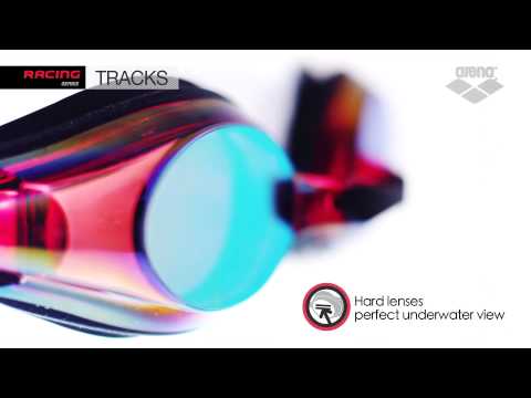 Миниатюра изображения товара Очки для плавания ARENA Tracks Mirror / 92370 55 (Black/Smoke/Silver Black)