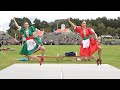 A display of the Irish Jig, a Scottish highland dance, from the 2021 Grampian Games in Braemar
