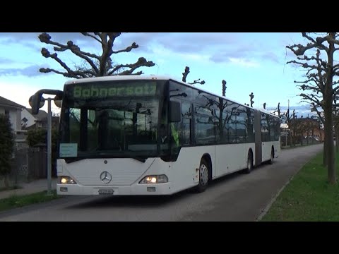 SBB Bahnersatz mit Mercedes Benz O530 G C1 zwischen Olten - Oensingen am 15.03.2024