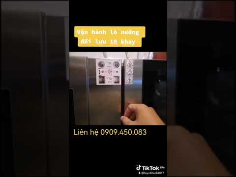 Vận hành lò nướng Combi 10 khay - Bx101e - Angelopo