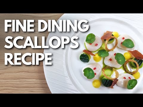 Michelin star SCALLOPS CEVICHE at home | Fine Dining Recipe