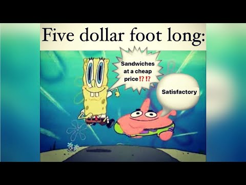 My Dad Reads Five Dollar Footlong Memes